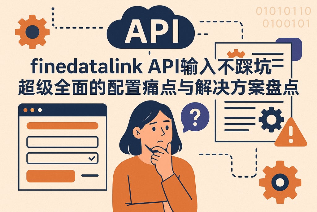 finedatalink api输入不踩坑，超级全面的配置痛点与解决方案盘点